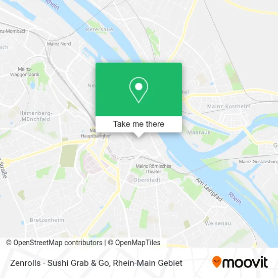 Zenrolls - Sushi Grab & Go map