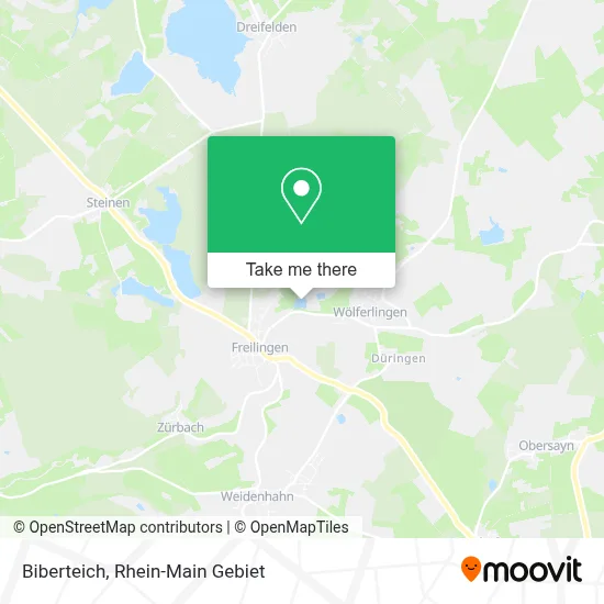 Biberteich map