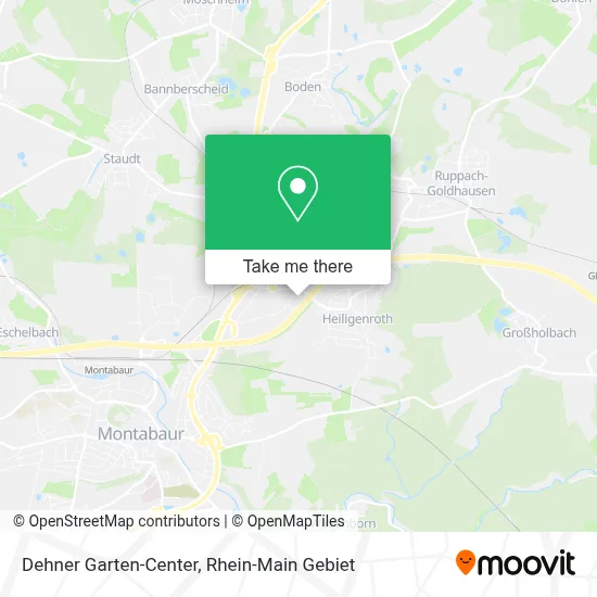 Dehner Garten-Center map