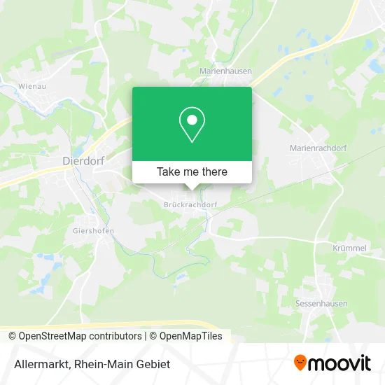 Allermarkt map