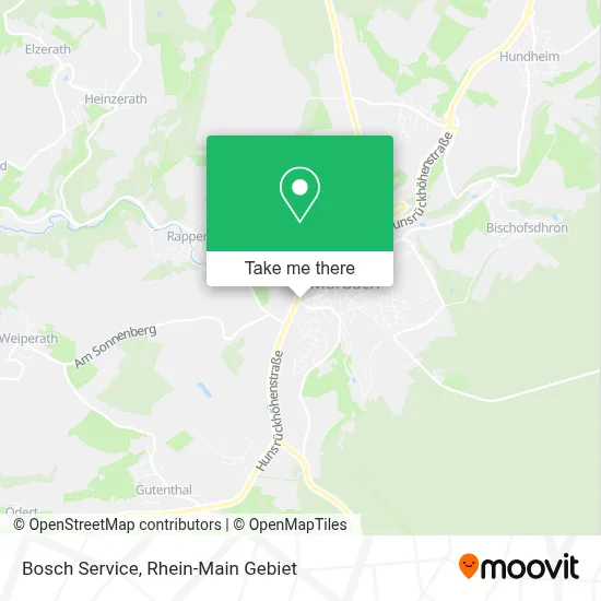 Bosch Service map