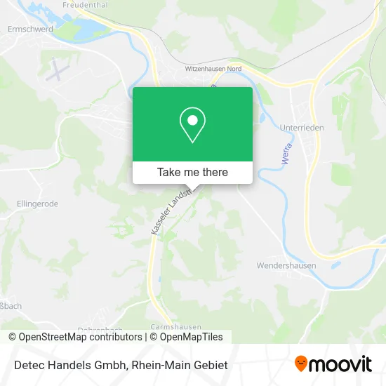 Detec Handels Gmbh map