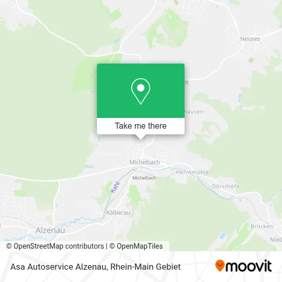 Asa Autoservice Alzenau map