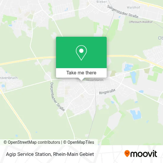 Agip Service Station map