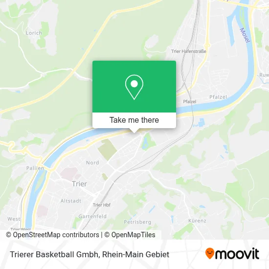 Trierer Basketball Gmbh map
