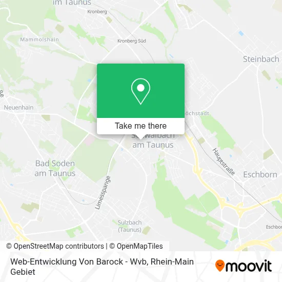 Web-Entwicklung Von Barock - Wvb map