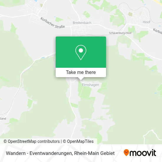 Wandern - Eventwanderungen map