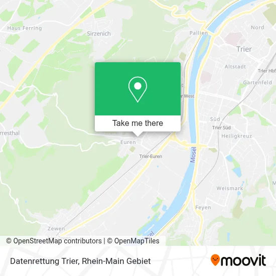 Datenrettung Trier map