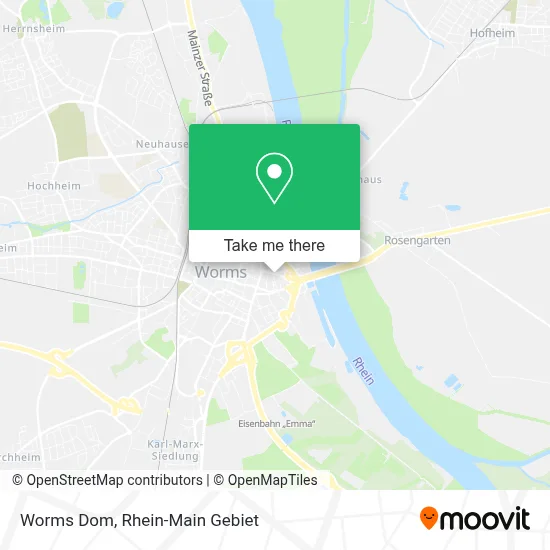 Worms Dom map