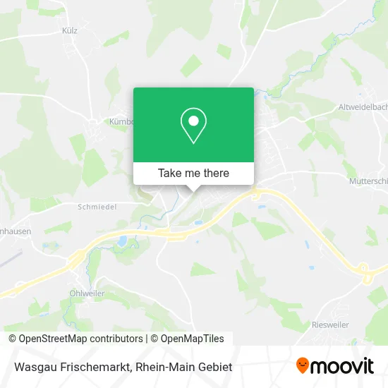 Wasgau Frischemarkt map