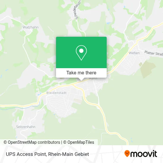 Ups Access Point map