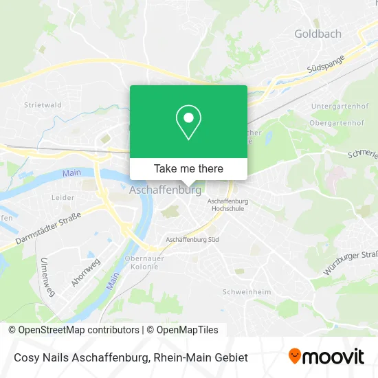 Cosy Nails Aschaffenburg map