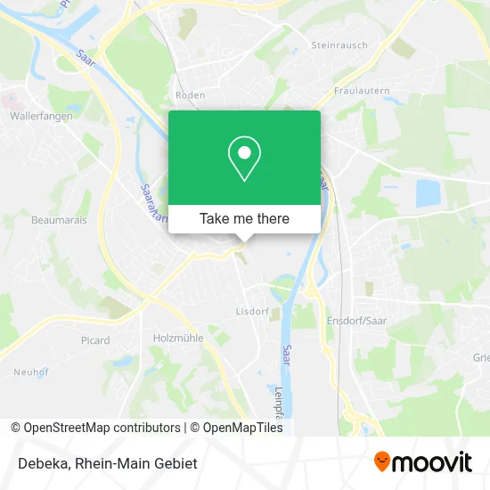 Debeka map
