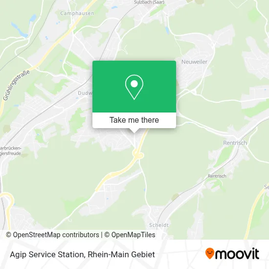 Agip Service Station map