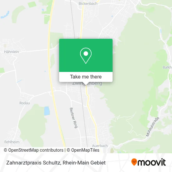 Zahnarztpraxis Schultz map