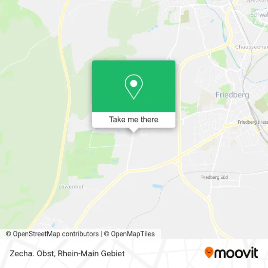 Zecha. Obst map