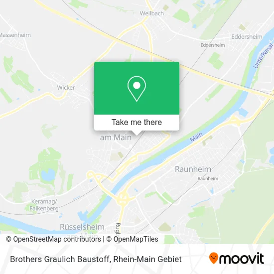 Brothers Graulich Baustoff map