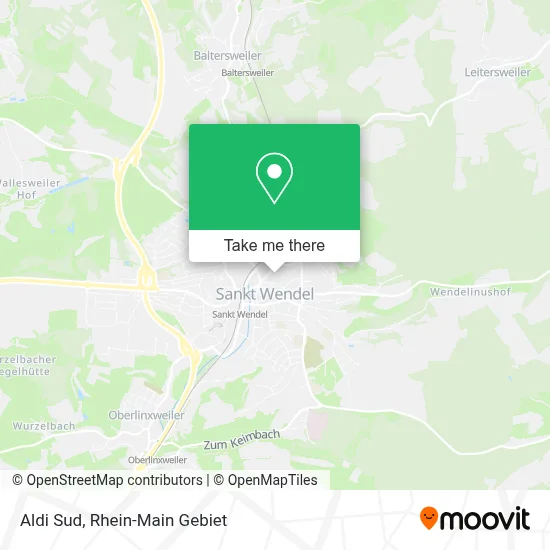 Aldi Sud map