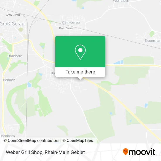 Weber Grill Shop map