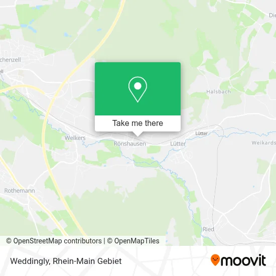 Weddingly map