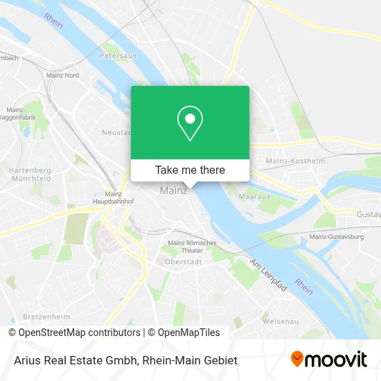 Arius Real Estate Gmbh map