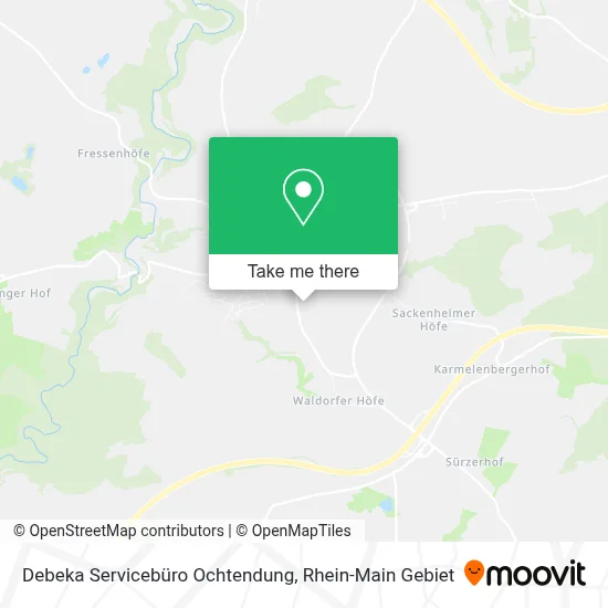 Debeka Servicebüro Ochtendung map