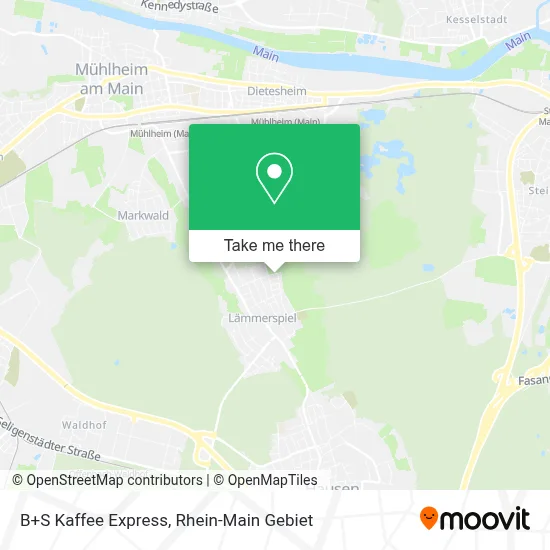 B+S Kaffee Express map