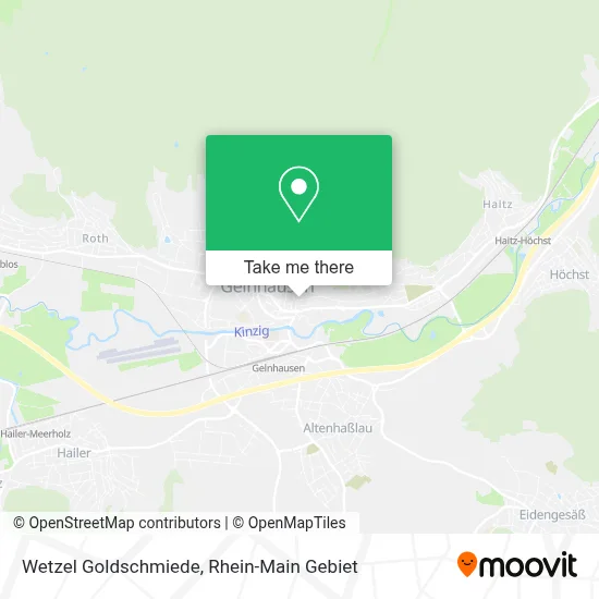 Wetzel Goldschmiede map