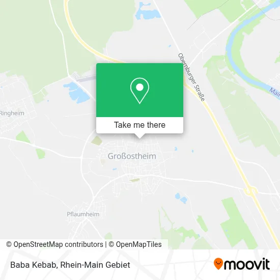 Baba Kebab map