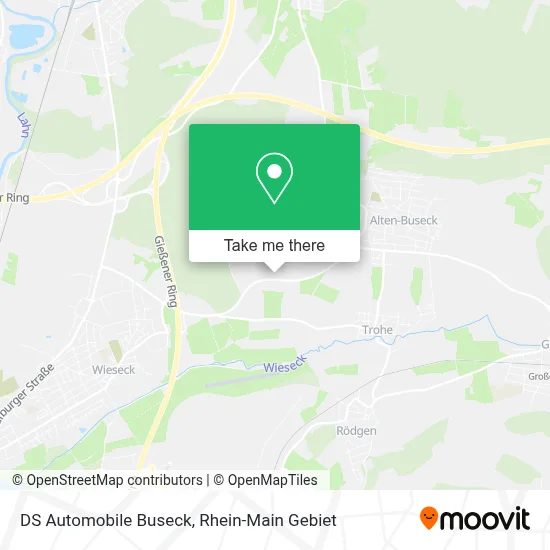 DS Automobile Buseck map