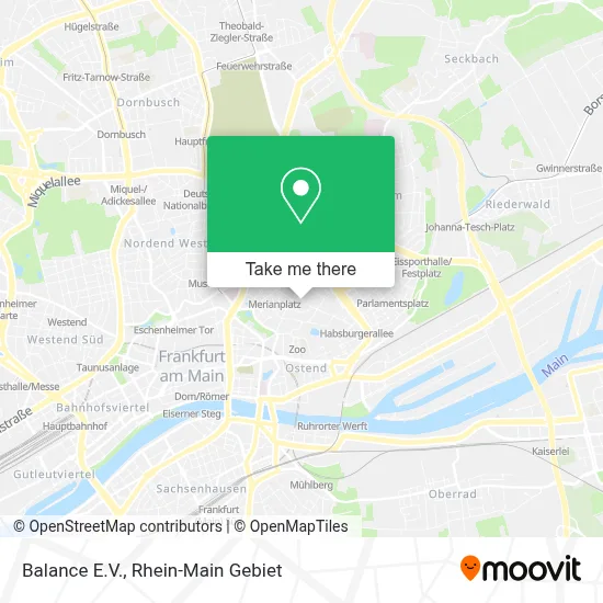 Balance E.V. map