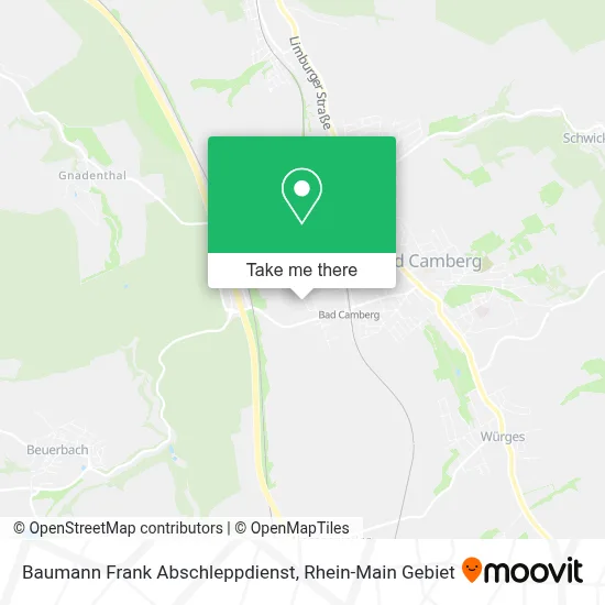 Baumann Frank Abschleppdienst map