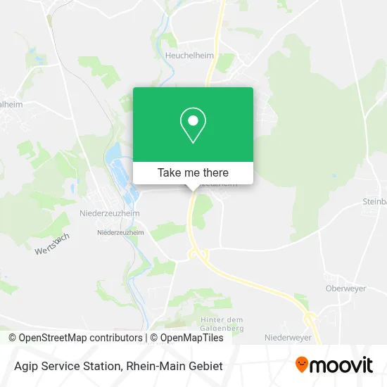 Agip Service Station map