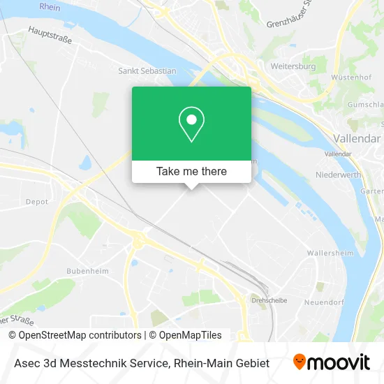 Asec 3d Messtechnik Service map