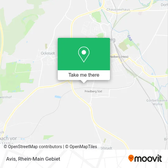 Avis map