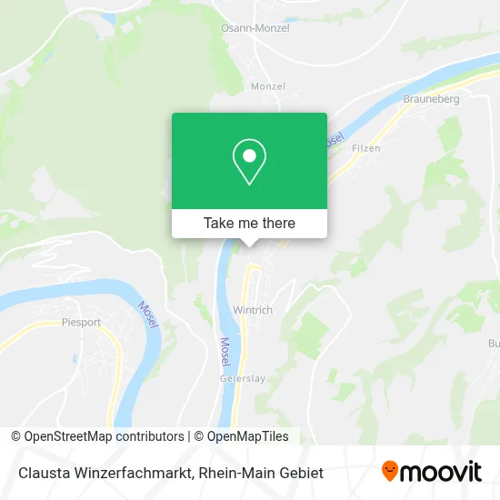 Clausta Winzerfachmarkt map