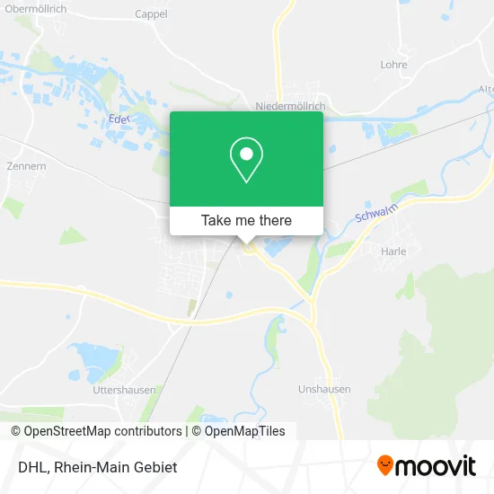 DHL map