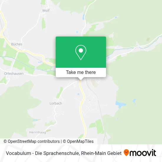 Vocabulum - Die Sprachenschule map