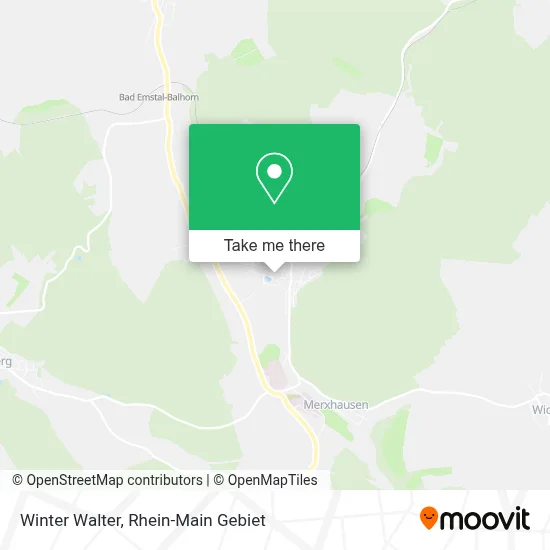 Winter Walter map