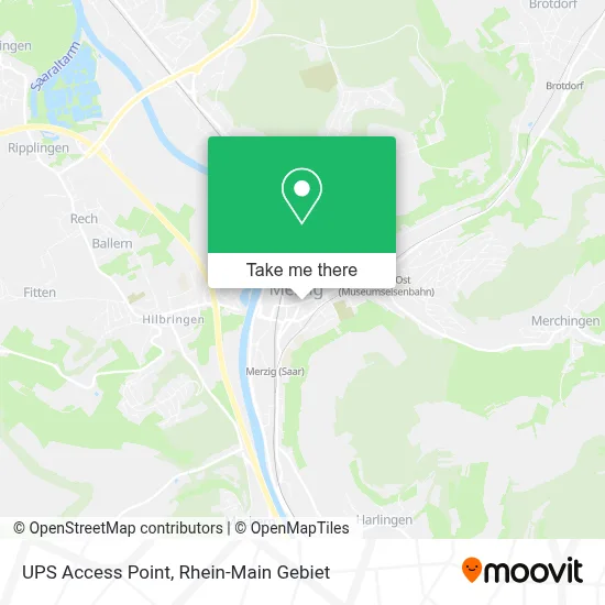 Ups Access Point map