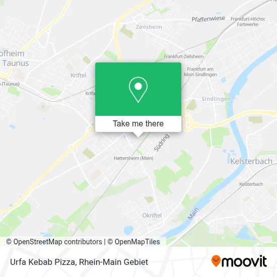 Urfa Kebab Pizza map
