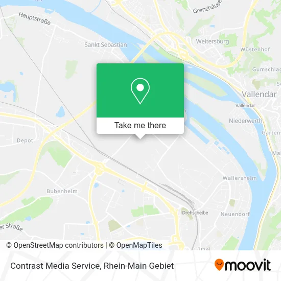 Contrast Media Service map