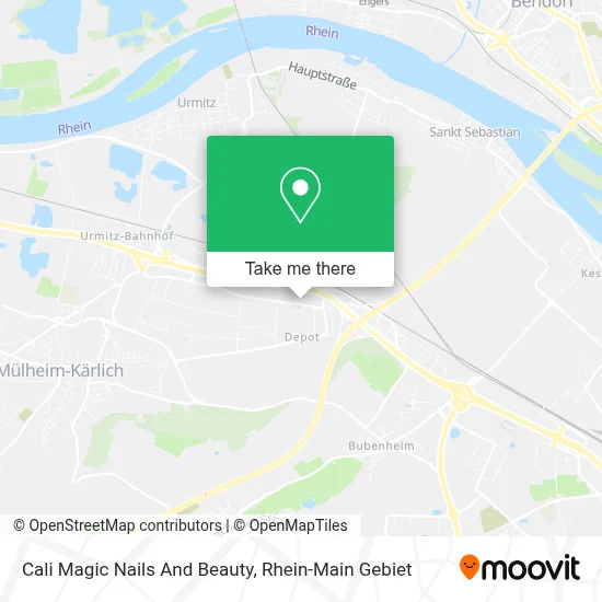 Cali Magic Nails And Beauty map