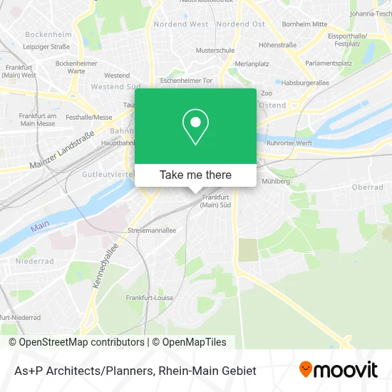 As+P Architects/Planners map