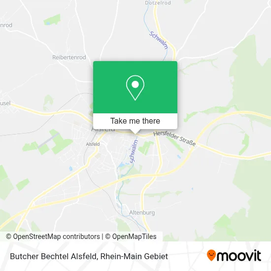 Butcher Bechtel Alsfeld map