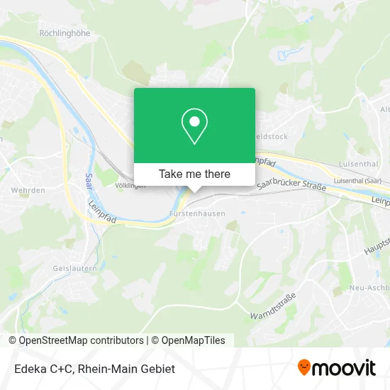 Edeka C+C map