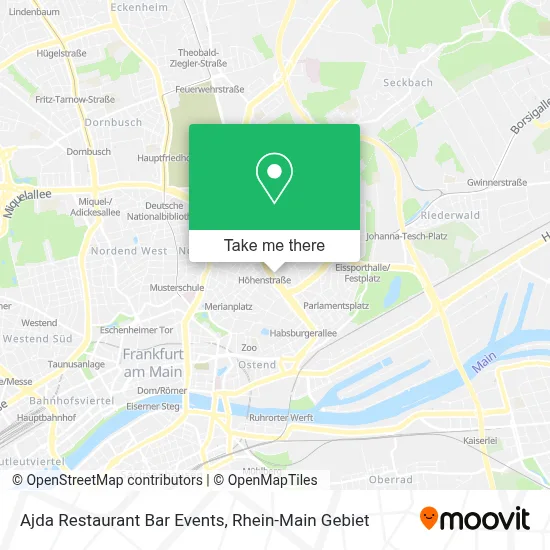 Ajda Restaurant Bar Events map
