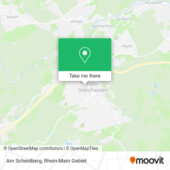 Am Scheidberg map