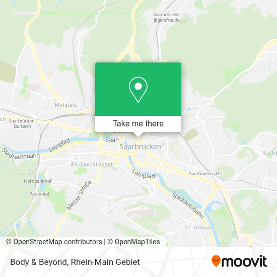 Body & Beyond map