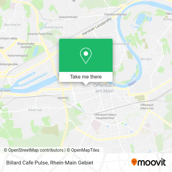 Billard Cafe Pulse map